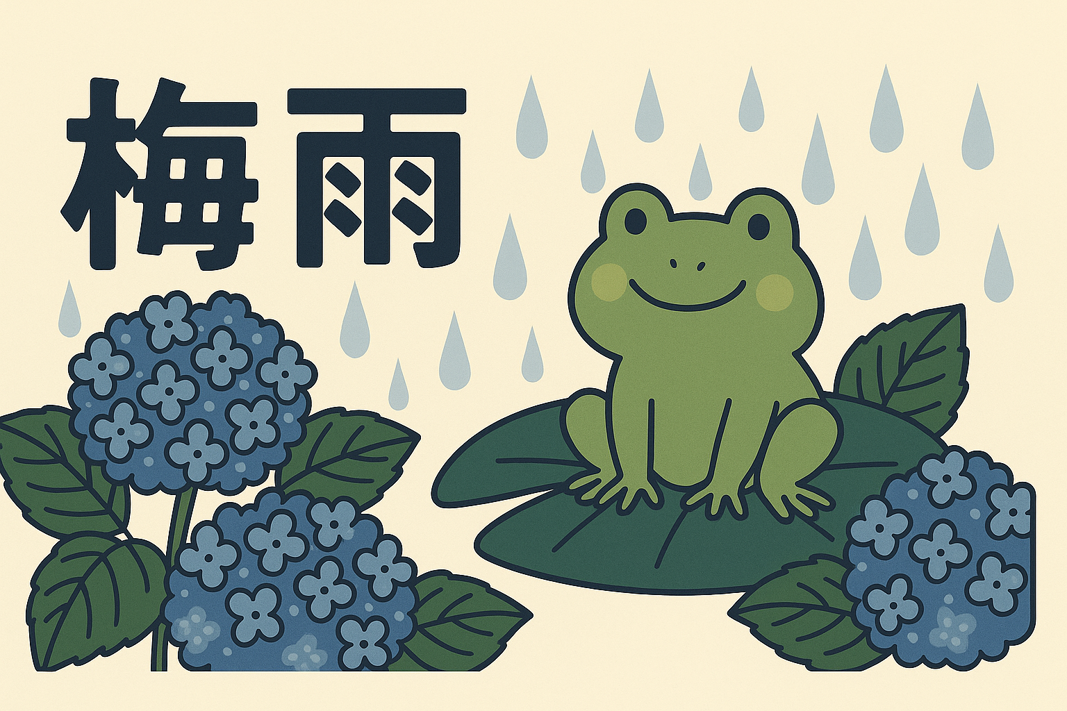五月雨イメージ①梅雨